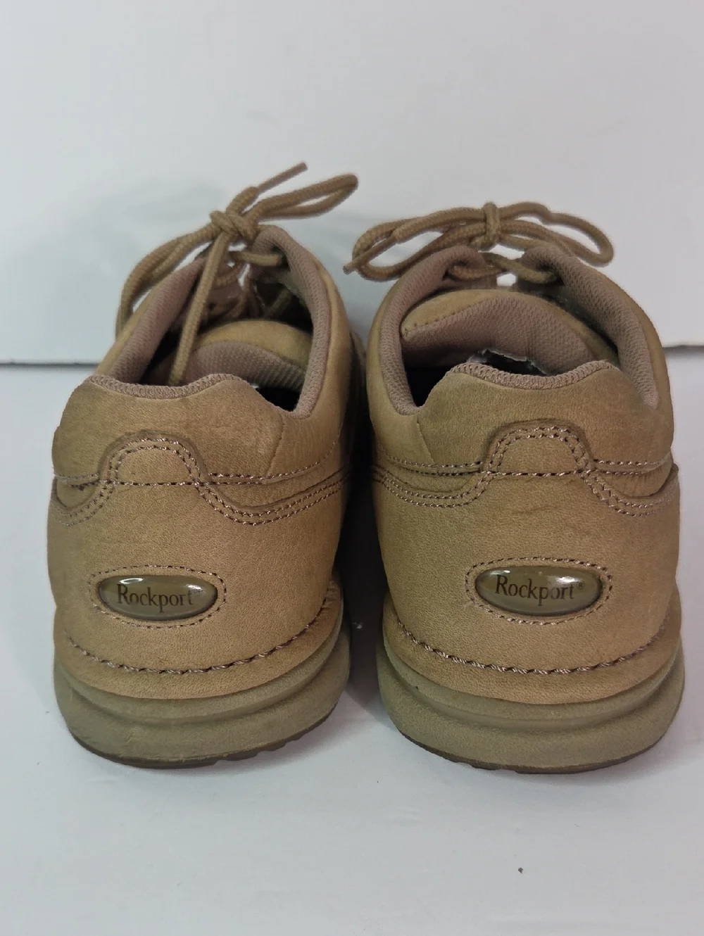 Rockport Men's Casual Leather Lace-Up Walking Shoes - Tan Size 13W
